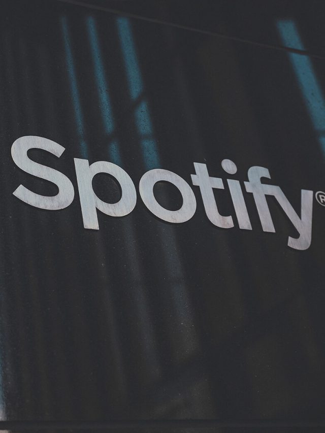 Spotify insignia outside building