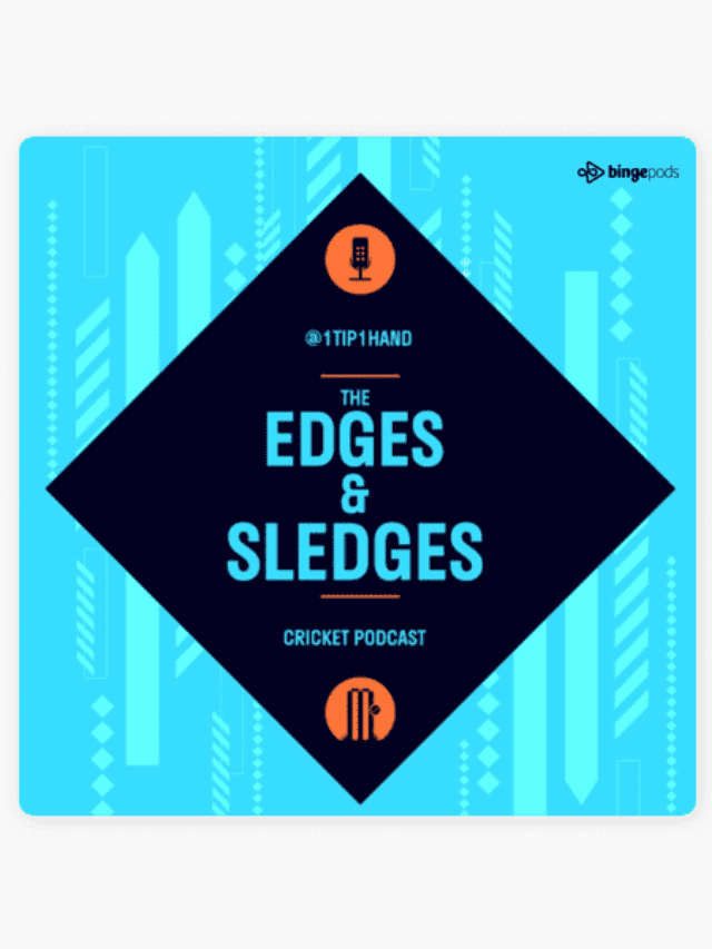 Edges and sledges cricket podcast poster