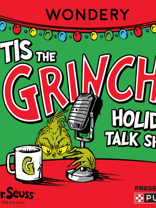 'Tis Grinch Holiday talk show podcast poster